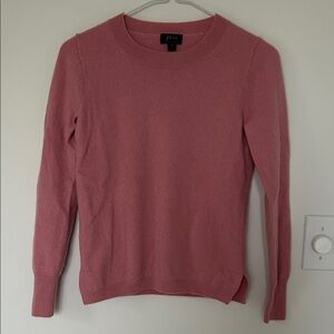 J. Crew 100% cashmere Dusty Rose sweater XS